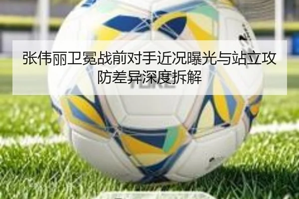 张伟丽卫冕战前对手近况曝光与站立攻防差异深度拆解